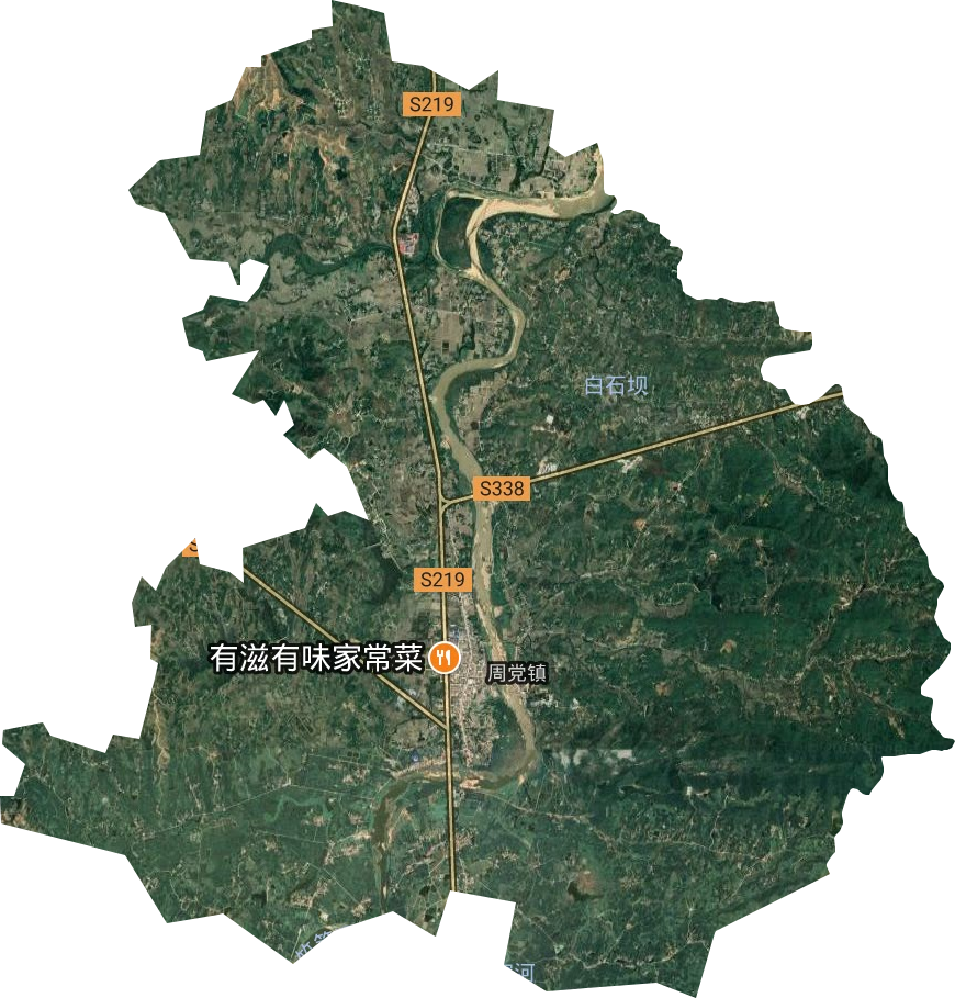 周黨鎮(zhèn)衛(wèi)星圖