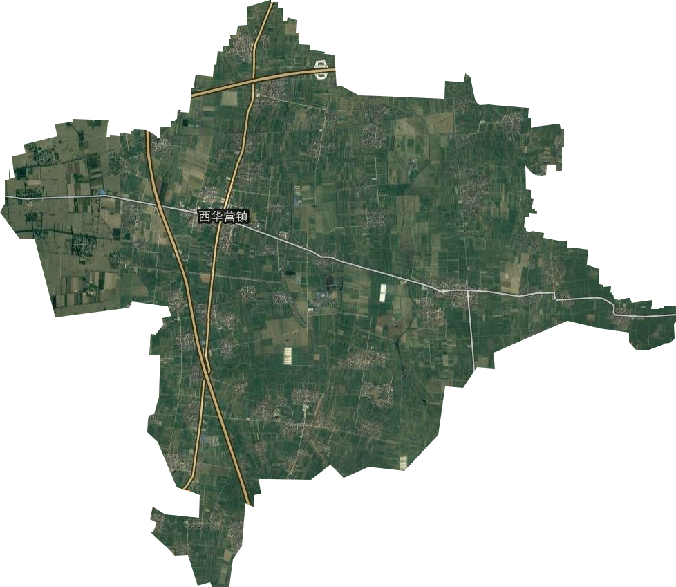 西華營鎮衛星圖