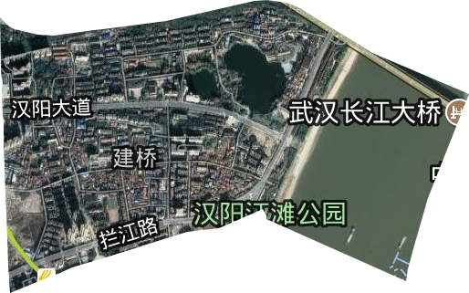 建橋街辦事處衛星圖