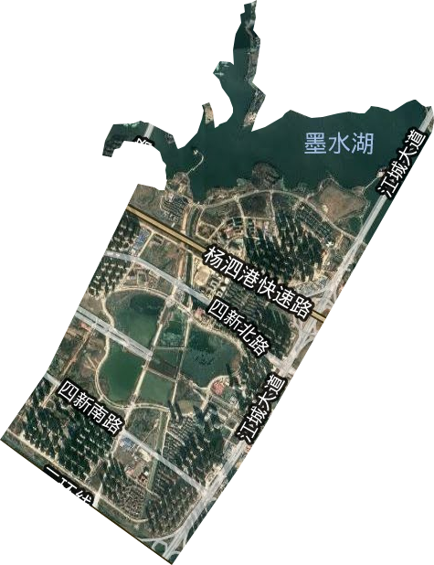 四新地區管委會衛星圖