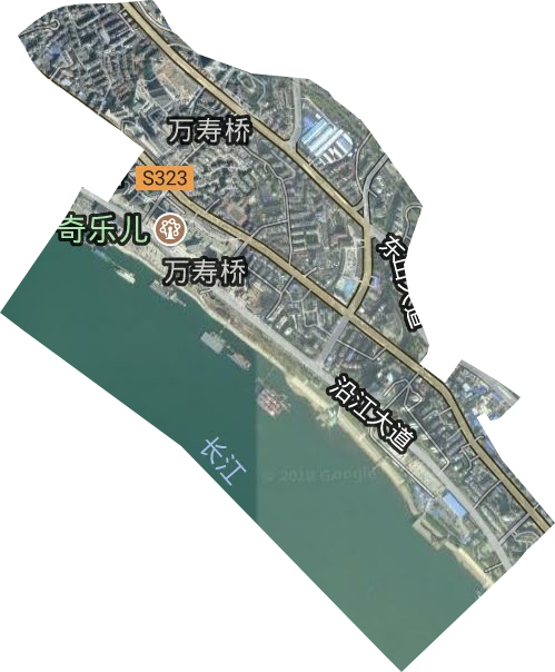 萬壽橋街道衛(wèi)星圖