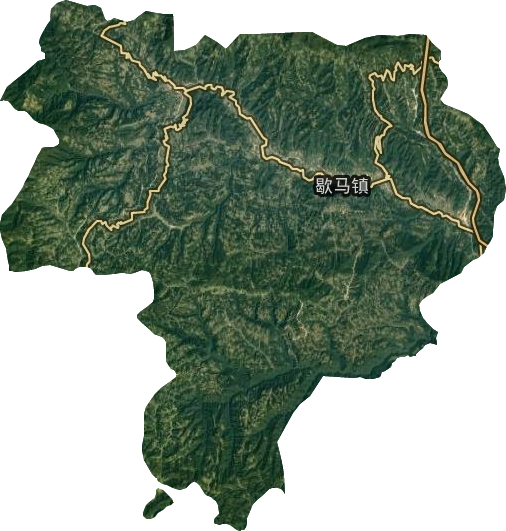 歇馬鎮(zhèn)衛(wèi)星圖