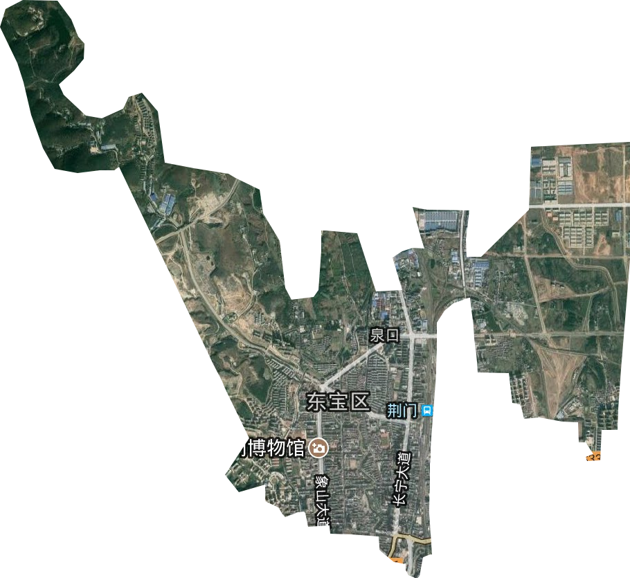 泉口街道衛星圖