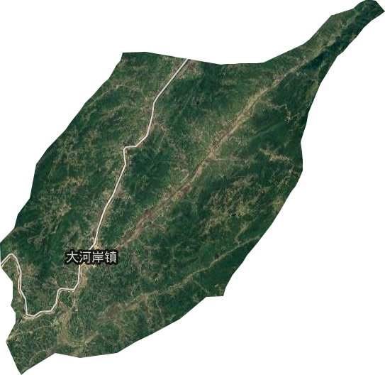 大河岸鎮(zhèn)衛(wèi)星圖