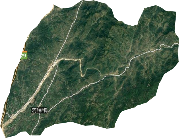 河鋪鎮(zhèn)衛(wèi)星圖