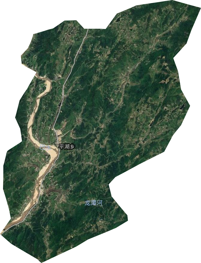 平湖鄉(xiāng)衛(wèi)星圖