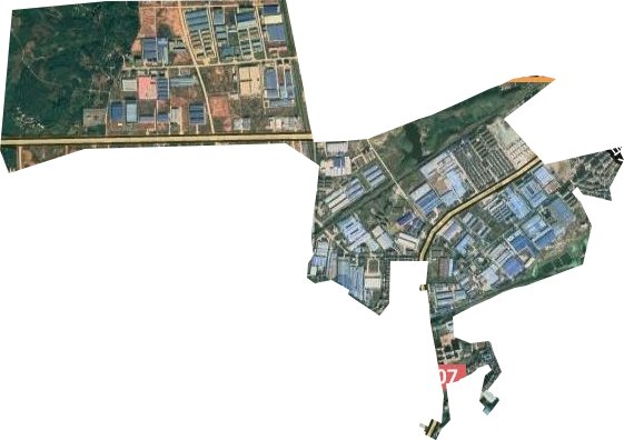 湖北咸安經濟開發(fā)區(qū)衛(wèi)星圖