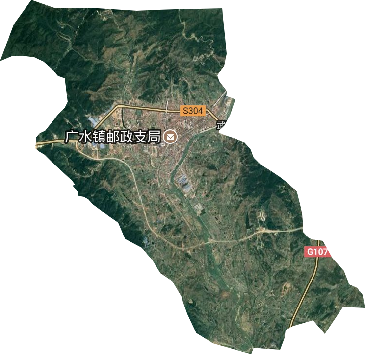 廣水街道衛星圖
