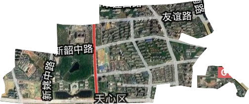 青園街道衛星圖