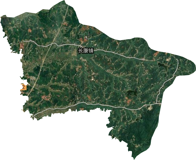長康鎮衛星圖