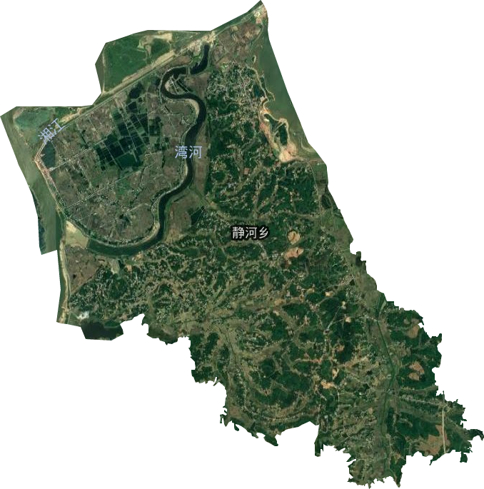 靜河鄉衛星圖