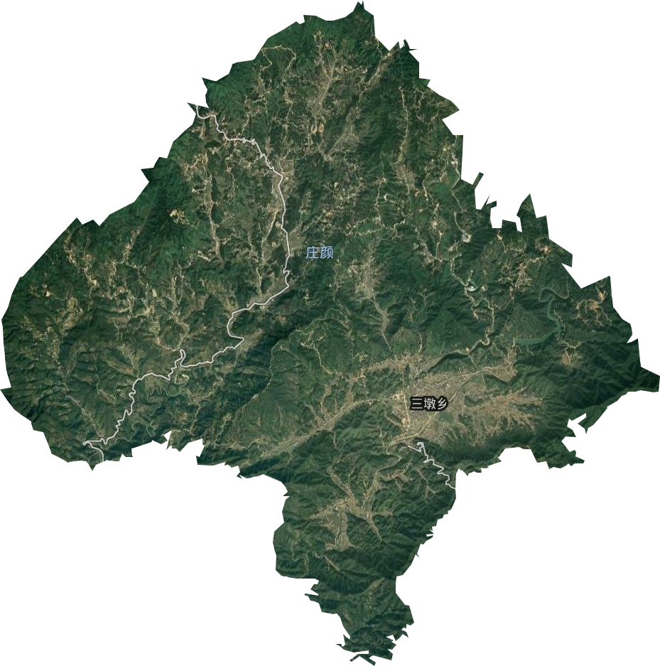 三墩鄉衛星圖