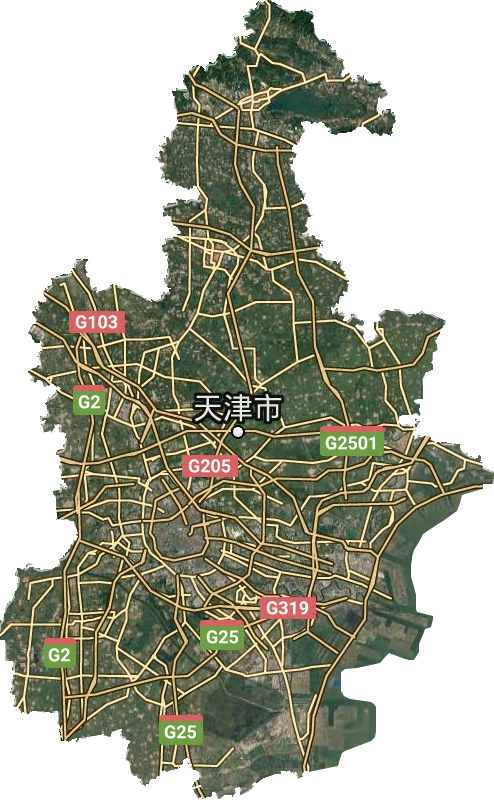 天津市谷歌衛(wèi)星地圖高清版