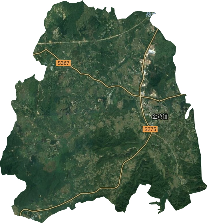 金雞鎮衛星圖