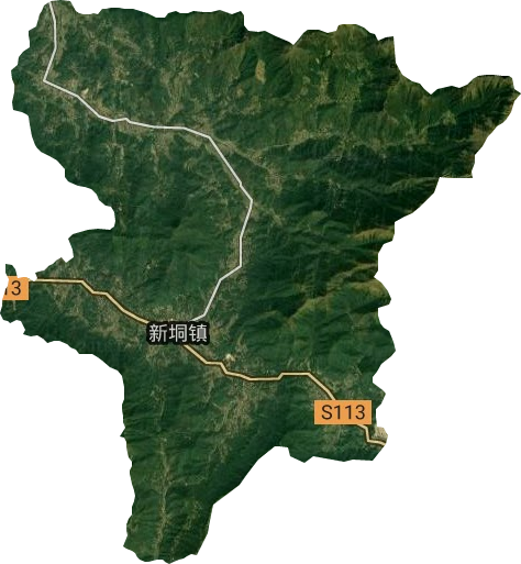 新垌鎮衛星圖