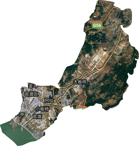 官渡區衛星圖
