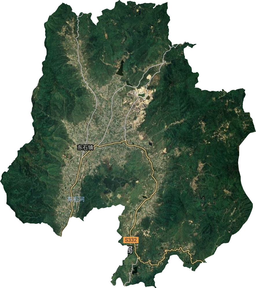 東石鎮衛星圖
