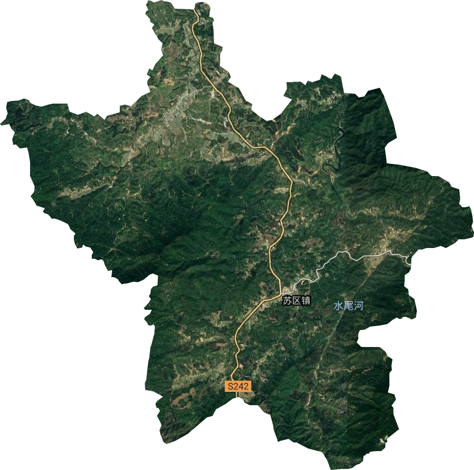 蘇區鎮衛星圖