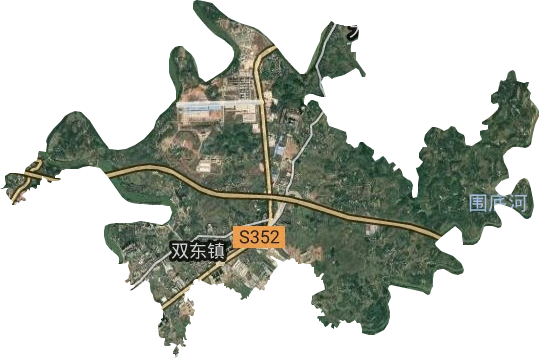雙東鎮街道衛星圖