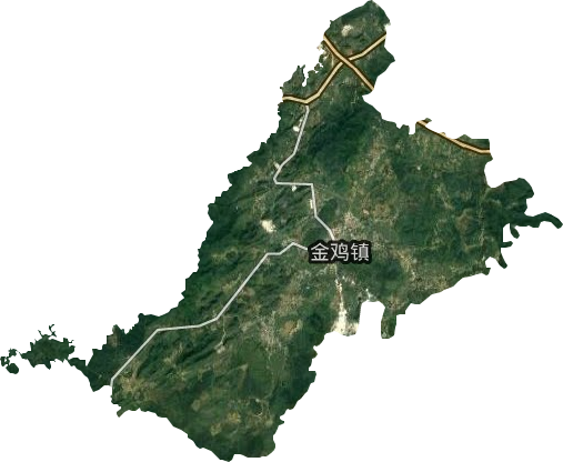 金雞鎮衛星圖
