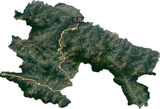 元陽縣衛(wèi)星圖