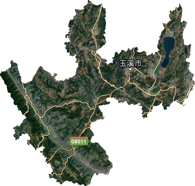 玉溪市衛(wèi)星圖