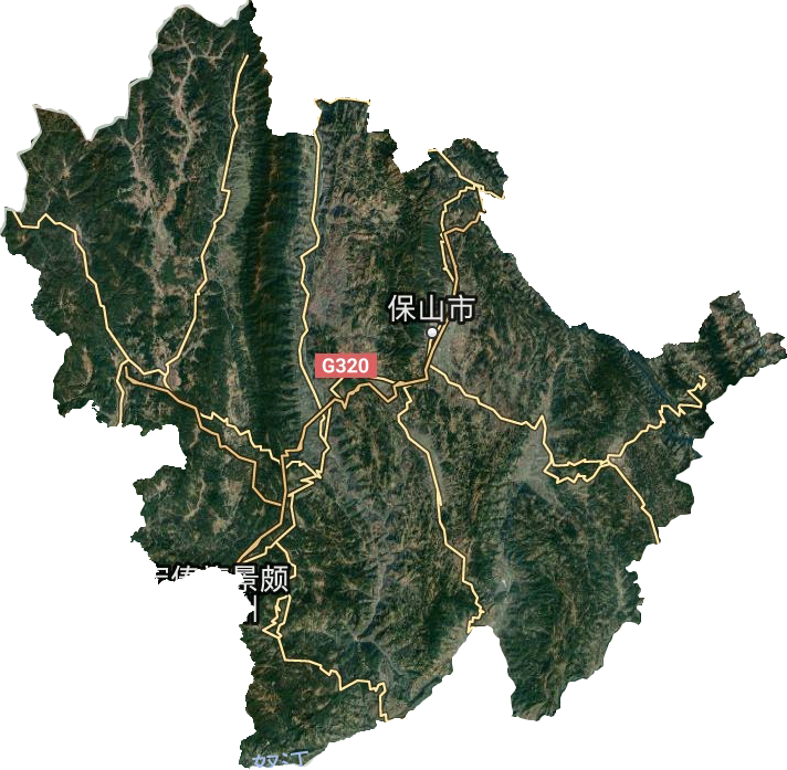 保山市衛星圖