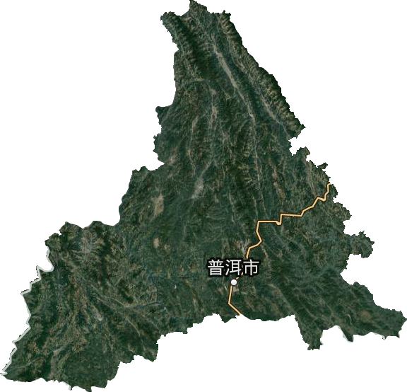 普洱市衛(wèi)星圖