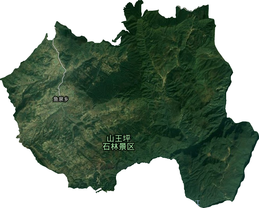 山王坪鎮(zhèn)衛(wèi)星圖