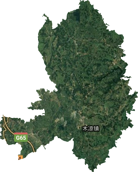 木涼鄉衛星圖