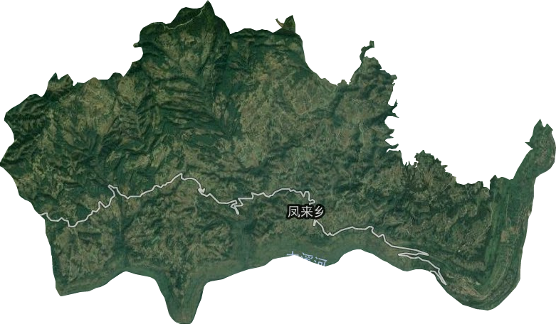 鳳來鄉(xiāng)衛(wèi)星圖