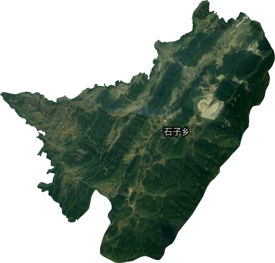 石子鄉衛星圖