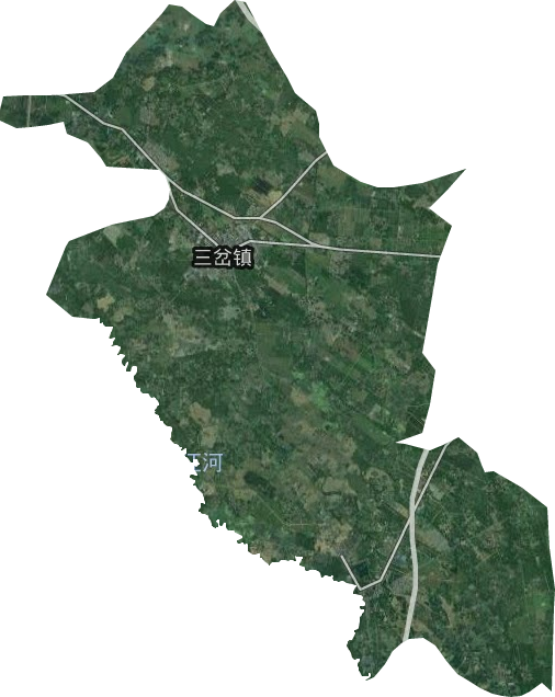 三岔鎮(zhèn)衛(wèi)星圖