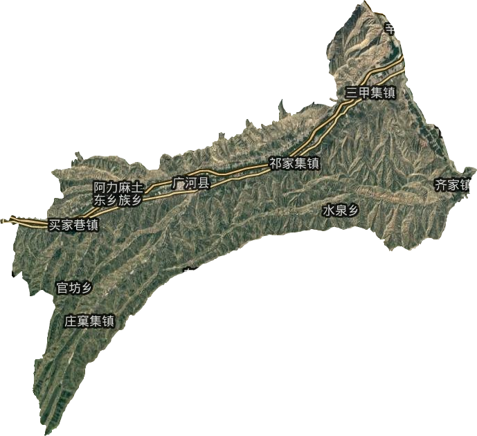 廣河縣衛星圖