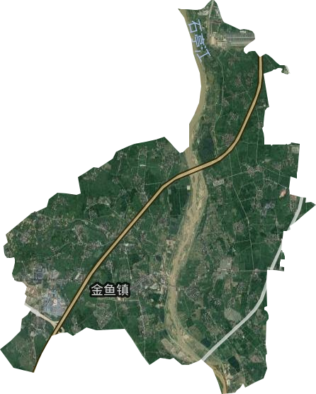 金魚(yú)鎮(zhèn)衛(wèi)星圖