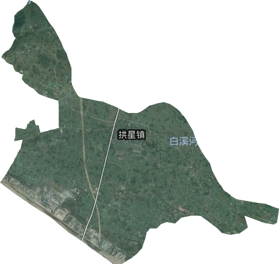 拱星鎮衛星圖