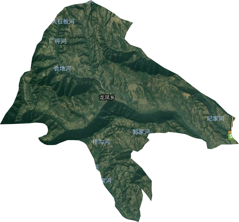 龍鳳鄉(xiāng)衛(wèi)星圖