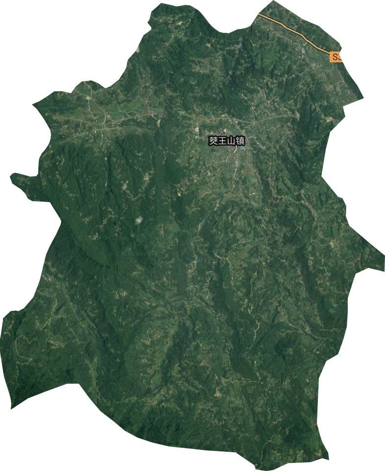 僰王山鎮(zhèn)衛(wèi)星圖