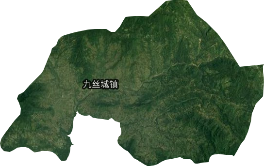 九絲城鎮衛星圖