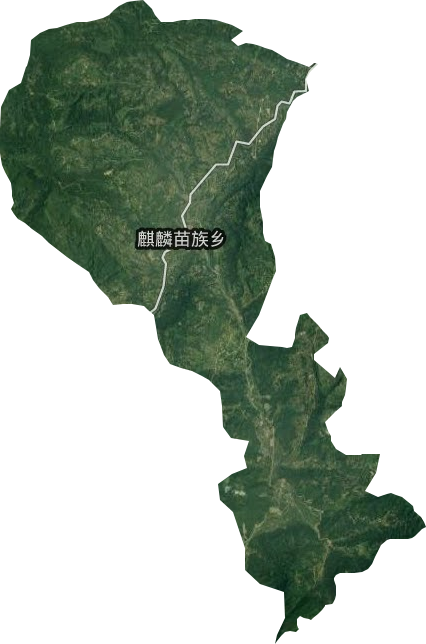麒麟苗族鄉(xiāng)衛(wèi)星圖