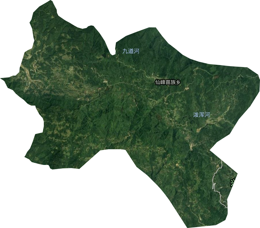 仙峰苗族鄉衛星圖
