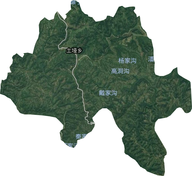 土埡鄉(xiāng)衛(wèi)星圖