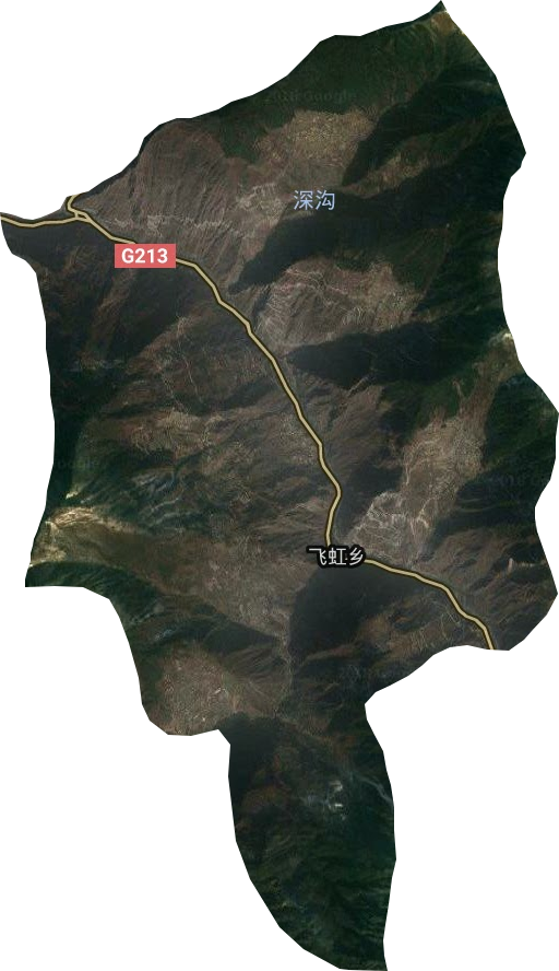 飛虹鄉衛星圖