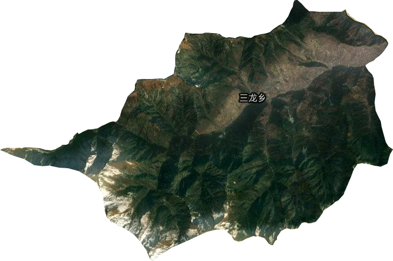 三龍鄉衛星圖