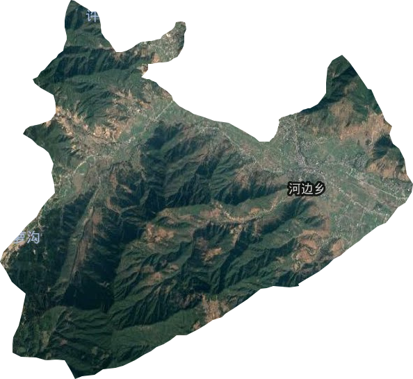 河邊鎮衛星圖