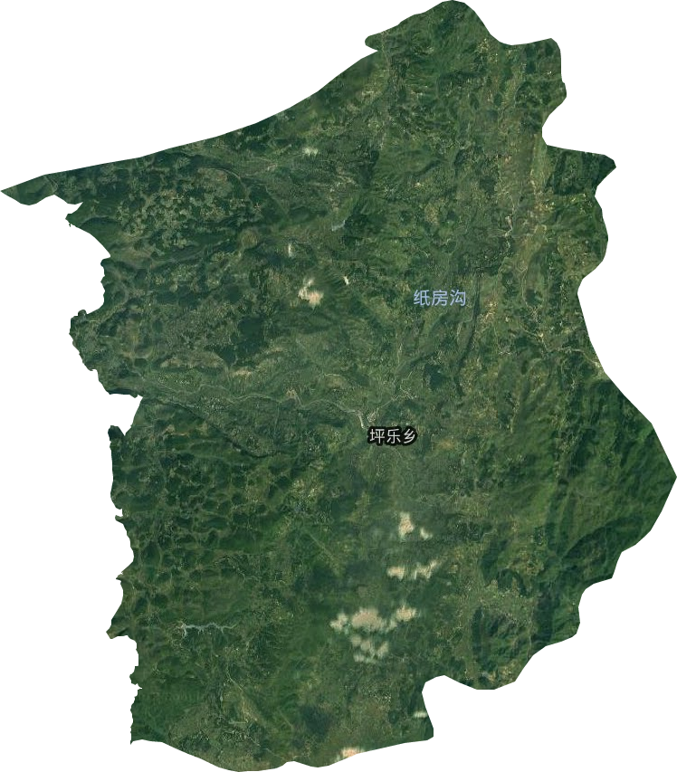 坪樂(lè)鄉(xiāng)衛(wèi)星圖