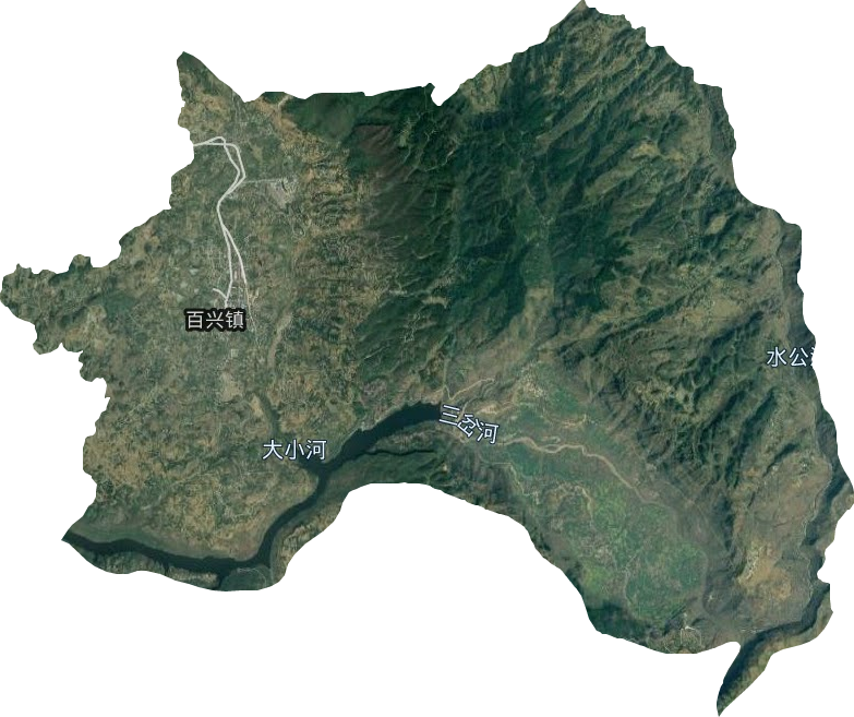 百興鎮衛星圖