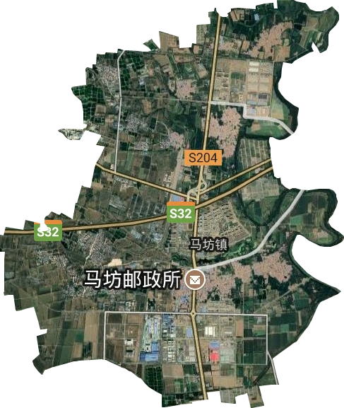 馬坊地區(qū)辦事處衛(wèi)星圖