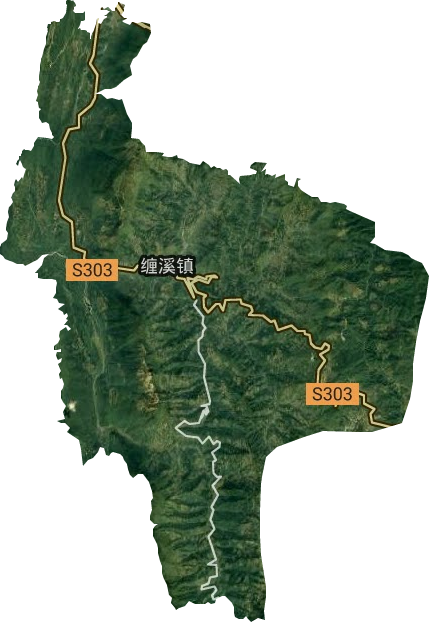 纏溪鎮衛星圖
