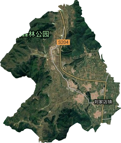 劉家店鎮衛星圖